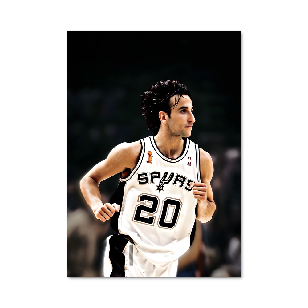 Poster L'Esprit de Manu – affiche Basketball